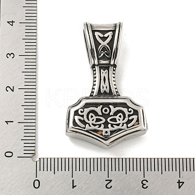 316 Surgical Stainless Steel Pendants STAS-E212-103AS-1