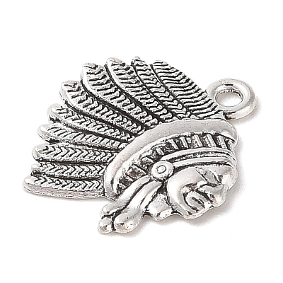 Tibetan Style Alloy Pendants FIND-C060-038AS-1