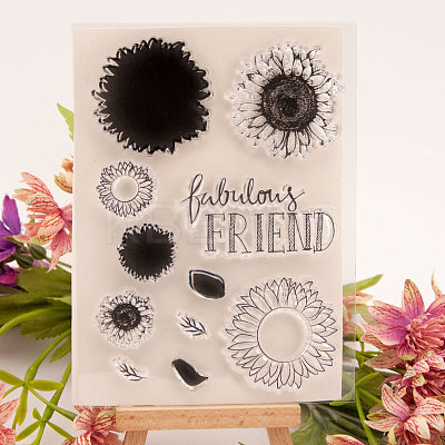 Clear Silicone Stamps and Carbon Steel Cutting Dies Set DIY-F105-09-1