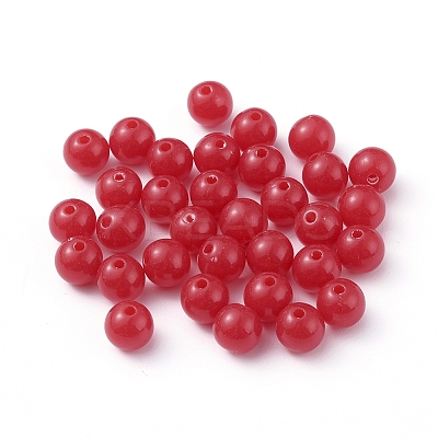 Fluorescent Acrylic Beads MACR-R517-8mm-11-1