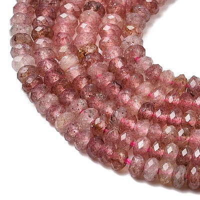 Natural Strawberry Quartz Beads Strands G-G343-A08-2x4mm-1