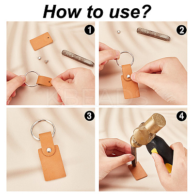 DIY Blank Keychain Making Kit DIY-OC0010-99-1
