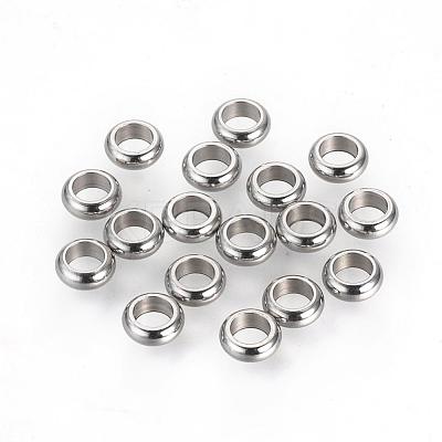 Tarnish Resistant 201 Stainless Steel Spacer Beads STAS-R071-34-1