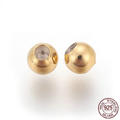 925 Sterling Silver Beads STER-E062-07G-1