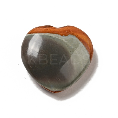 Natural Desert Jasper/Polychrome Jasper Heart Love Stone G-C010-04-1