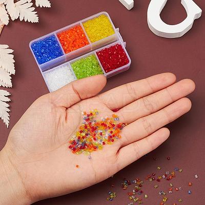 DIY Transparen Tube Glass Beads Bracelet Making Kit DIY-YW0004-36A-1