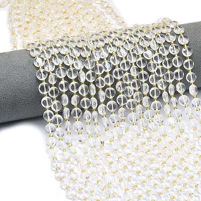 Synthetic Quartz Beads Strands G-C116-A85-02-1