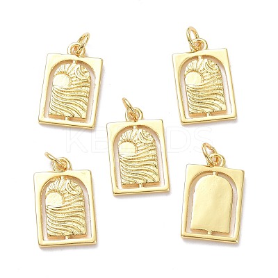Brass Pendants KK-L206-017G-1