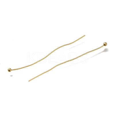 Brass Ball Head Pins KK-H502-03R-G-1