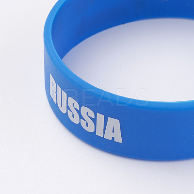 Silicone Wristbands Bracelets BJEW-K168-01K-1