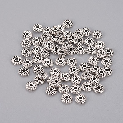 Tibetan Style Alloy Spacer Beads LF10764Y-1