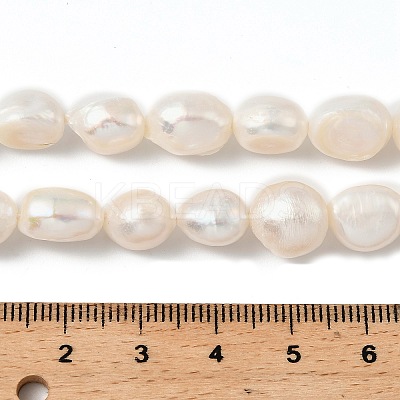 Natural Cultured Freshwater Pearl Beads Strands PEAR-P064-19K-02B-1