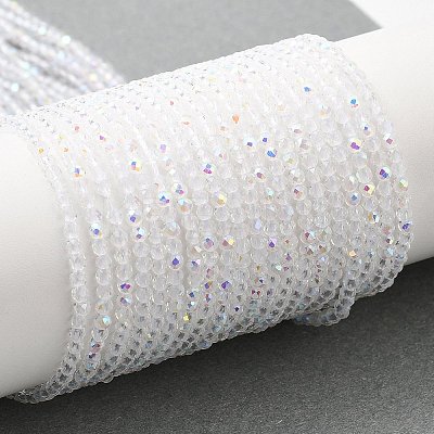 Electroplate Glass Beads Strands LS-GLAA-H021-01A-AB01-1