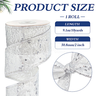 1Roll Polyester Ribbons SRIB-MA0001-10B-1