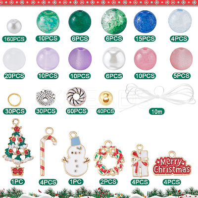 DIY Christmas Bracelet Making Kit DIY-SC0022-58-1