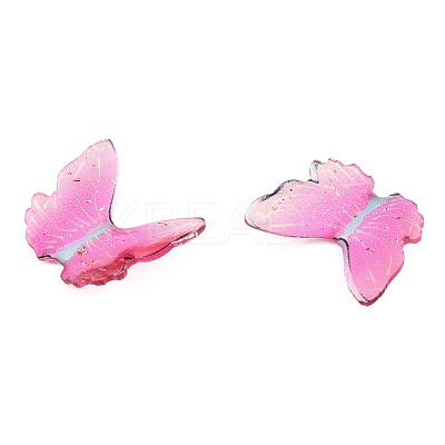 Transparent Epoxy Resin Cabochons CRES-T024-01A-1
