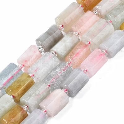 Natural Morganite Beads Strands G-S376-014-1