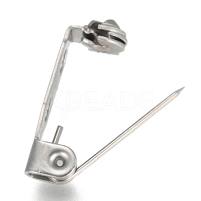 Tarnish Resistant 304 Stainless Steel Brooch Findings Sets LS-STAS-G137-52P-04-1