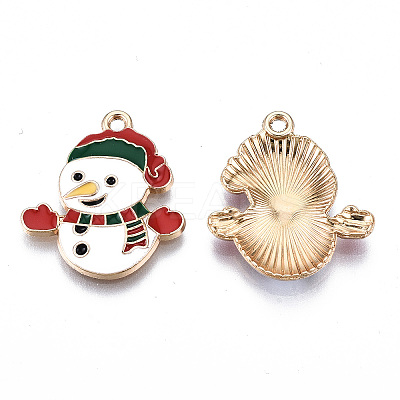 Eco-Friendly Alloy Enamel Pendants LS-X-ENAM-Q437-068-NR-1