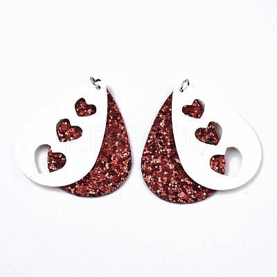 PU Leather Big Pendants X-FIND-R084-07-1