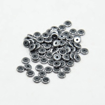 Electroplate Non-magnetic Synthetic Hematite Beads Strands G-J216F-08-1