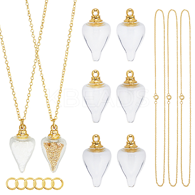 DIY Necklace Making Kits DIY-SC0030-98B-1