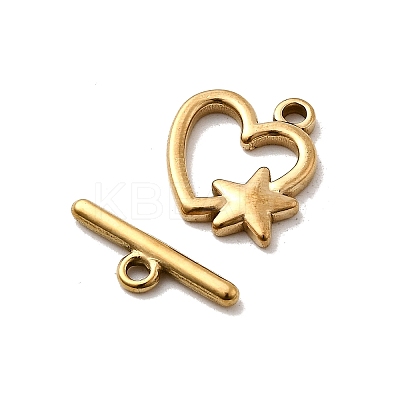304 Stainless Steel Toggle Clasps STAS-B102-08D-1