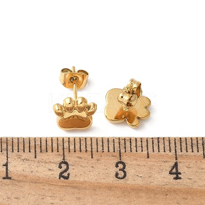 304 Stainless Steel Stud Earrings for Women EJEW-Z092-01G-04-1