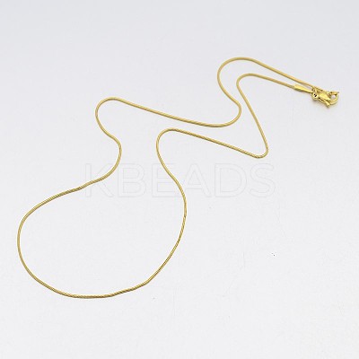 Ion Plating(IP) Herringbone Chain Necklace for Men NJEW-A288B-0.8-G-1