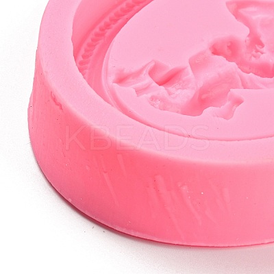 Oval with Angel Pendant DIY Silicone Molds SIMO-P003-06B-1