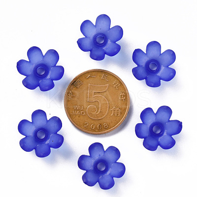 Frosted Acrylic Bead Caps MACR-S371-07A-751-1