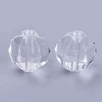 Transparent Acrylic Beads TACR-Q256-8mm-V01-1