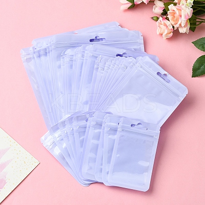 40Pcs 4 Styles Macaron Color Plastic Yin-yang Resealable Bags OPP-FS0001-18A-1