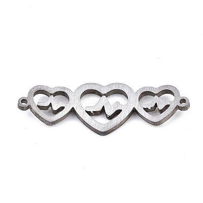 Tarnish Resistant 304 Stainless Steel Link Connectors LS-STAS-T059-02P-1
