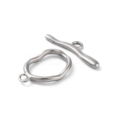 304 Stainless Steel Toggle Clasps STAS-A092-04B-P-1