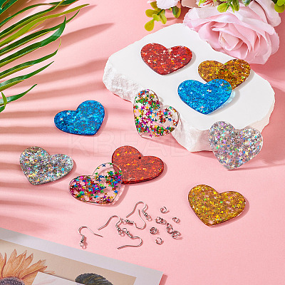 DIY Dangle Earring Making Kit DIY-TA0006-55B-1