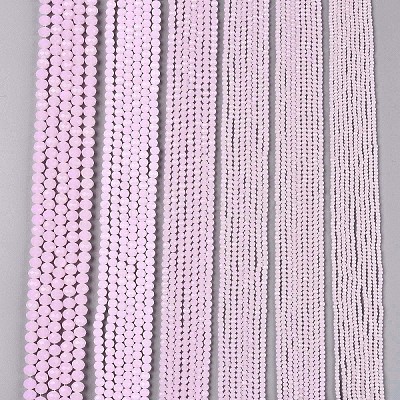 Glass Beads Strands EGLA-A044-J8mm-D02-1