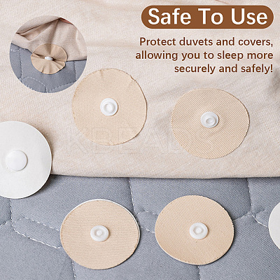 30 Pairs Cotton Duvet Holder Anti-Run Buckle AJEW-SP0004-50-1