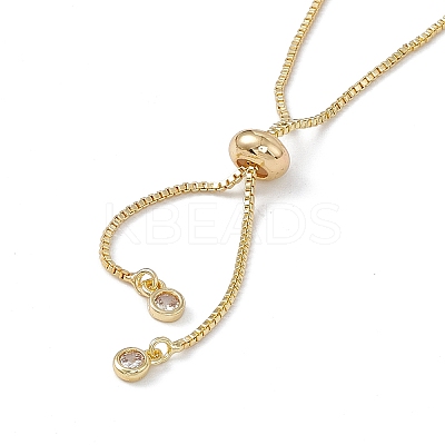 Brass Box Chains Slider Bracelet Makings KK-E068-VD012-2-1