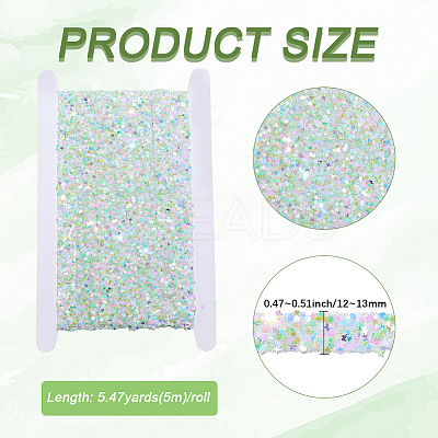 5M Self Adhesive Resin Star Tape DIY-SP0004-56E-1