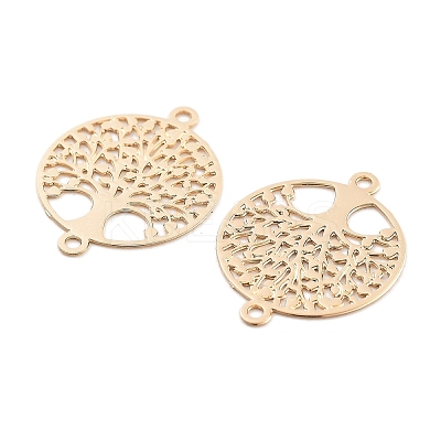Long-Lasting Plated Brass Links Connector Charms KK-K336-45KCG-1