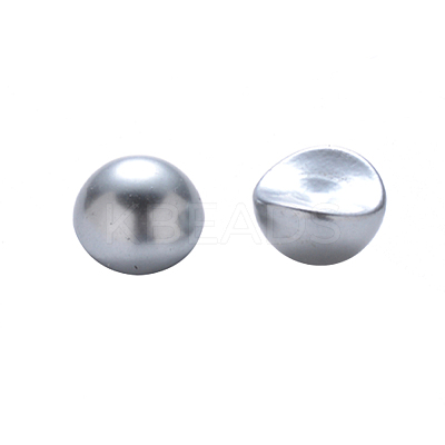 Half Round ABS Plastic Imitation Pearl Cabochons MRMJ-Q092-8mm-D01-1