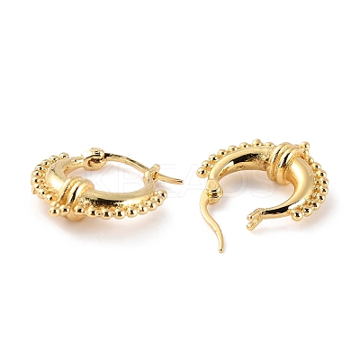 Chunky Small Huggie Hoop Earrings for Women EJEW-C002-24G-RS-1