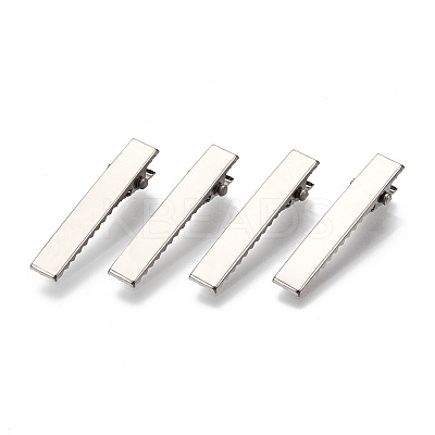 Iron Flat Alligator Hair Clip Findings IFIN-S286-34mm-1