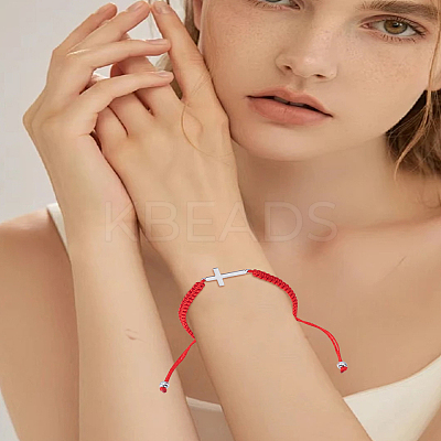 3Pcs 3 Colors Stainless Steel Link Bracelets BJEW-LP0012-20-1