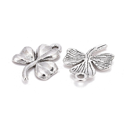Ireland Tibetan Style Alloy Shamrock Pendants LS-TIBEP-EA11722YKG-AS-LF-1