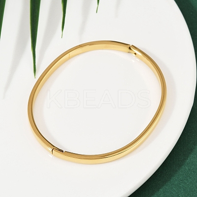 201 Stainless Steel Bangles for Men BJEW-B138-02G-1