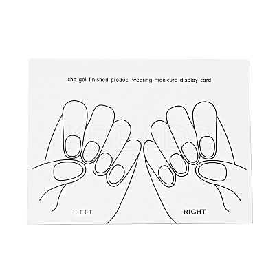 Paper Manicure Display Cards LS-DIY-B062-01A-1