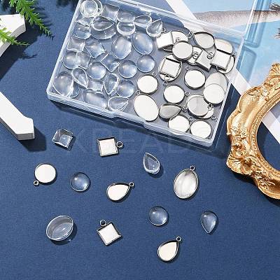 DIY Blank Pendant Making Kit DIY-FS0005-50-1
