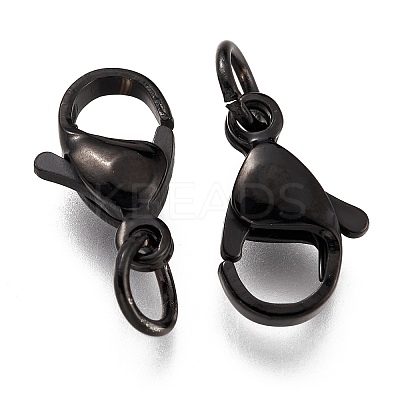 304 Stainless Steel Lobster Claw Clasps Ion Plating(IP) LS-X-STAS-G240-01D-EB-1